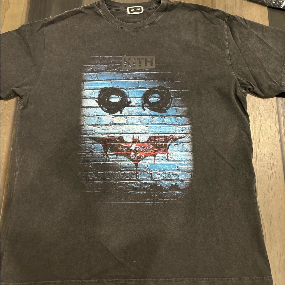 Kith Charcoal Batman Logo Tee